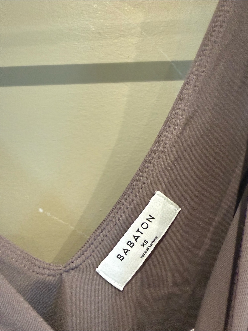 Babaton Taupe Scoop Neck Tank Top